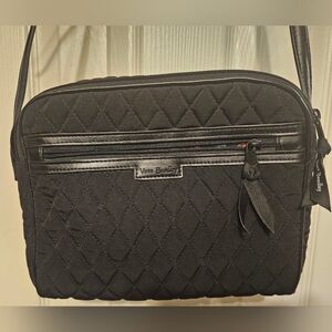 Vera Bradley Black Quilted Crossbody Bag
